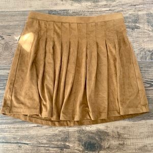 Old Navy Suede Tan Skirt